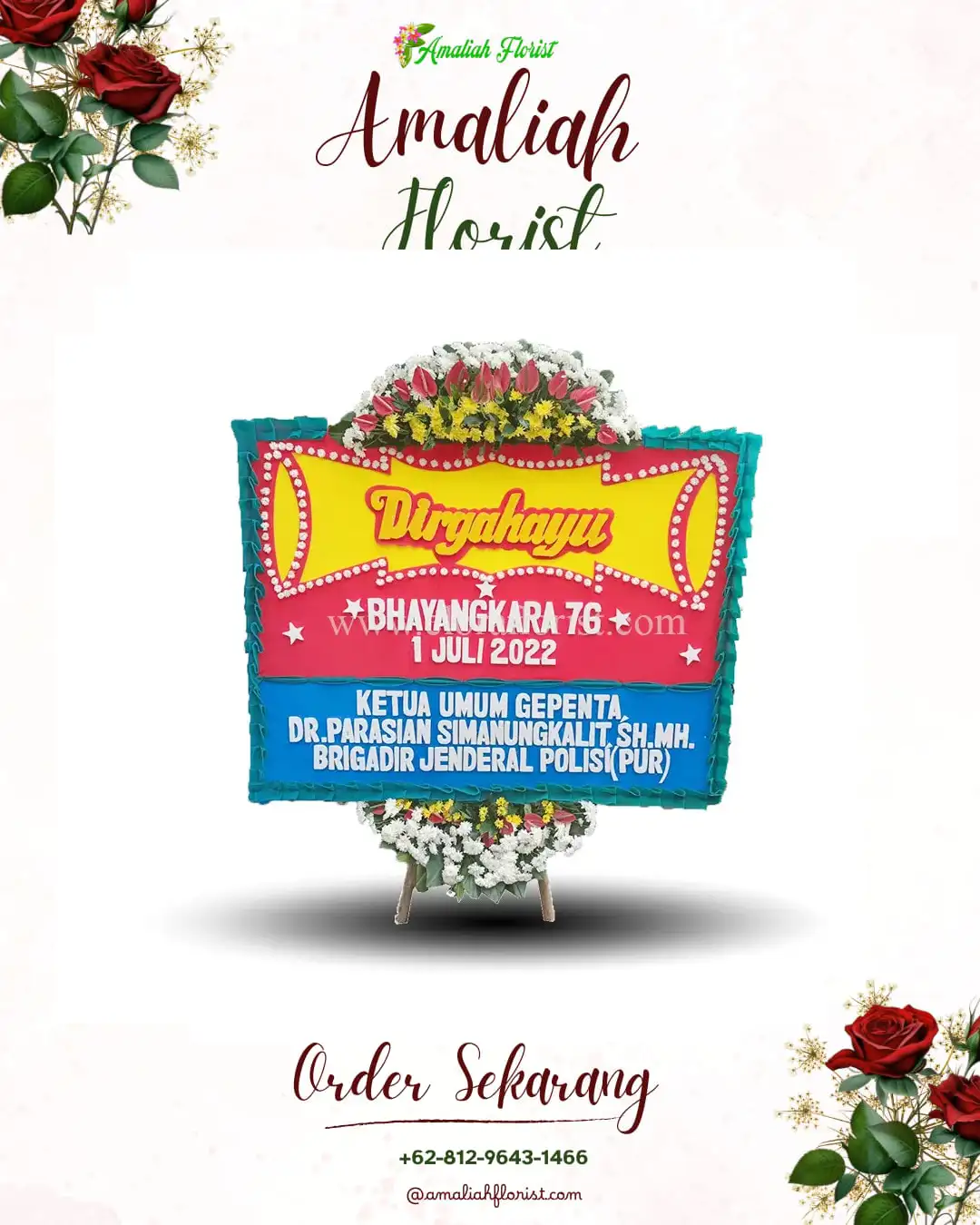 Papan Bunga HUT Ulang Tahun Bukit Kapur